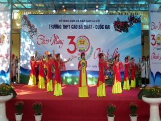 Trường THPT Cao Bá Quát - Quốc Oai tổ chức kỷ niệm 30 năm ngày thành lập