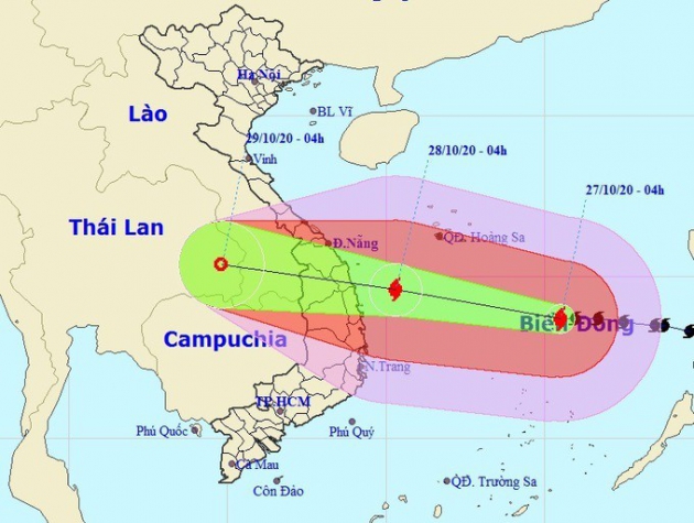 "Bão số 9 là cơn bão mạnh nhất từ đầu mùa mưa bão đến nay"