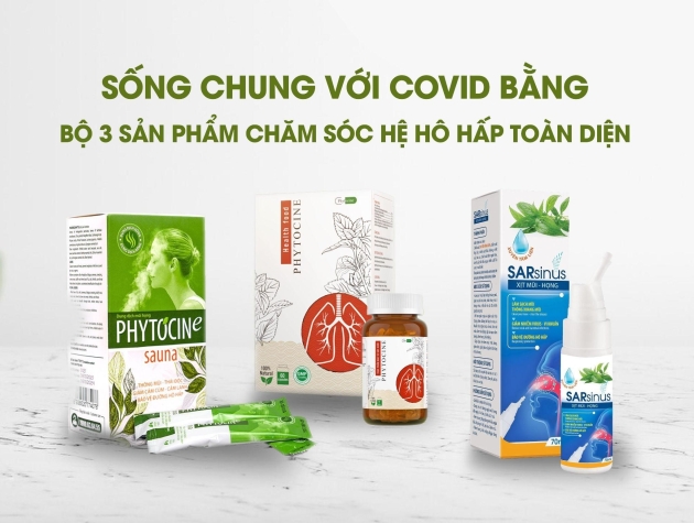 BỘ 3 SẢN PHẨM GIÚP BẢO VỆ VÀ CHĂM SÓC HỆ HÔ HẤP TOÀN DIỆN MANG THƯƠNG HIỆU PHYTOCINE ĐƯỢC VINH DANH TOP 10 THƯƠNG HIỆU TIN DÙNG NHẤT VIỆT NAM 2021